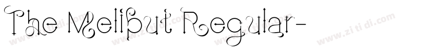 The Meliput Regular字体转换